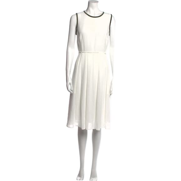CEFINN Scoop Neck Midi Length Dress Size: US 6, UK 10 Women's Exposed Zip Back - Picture 1 of 4